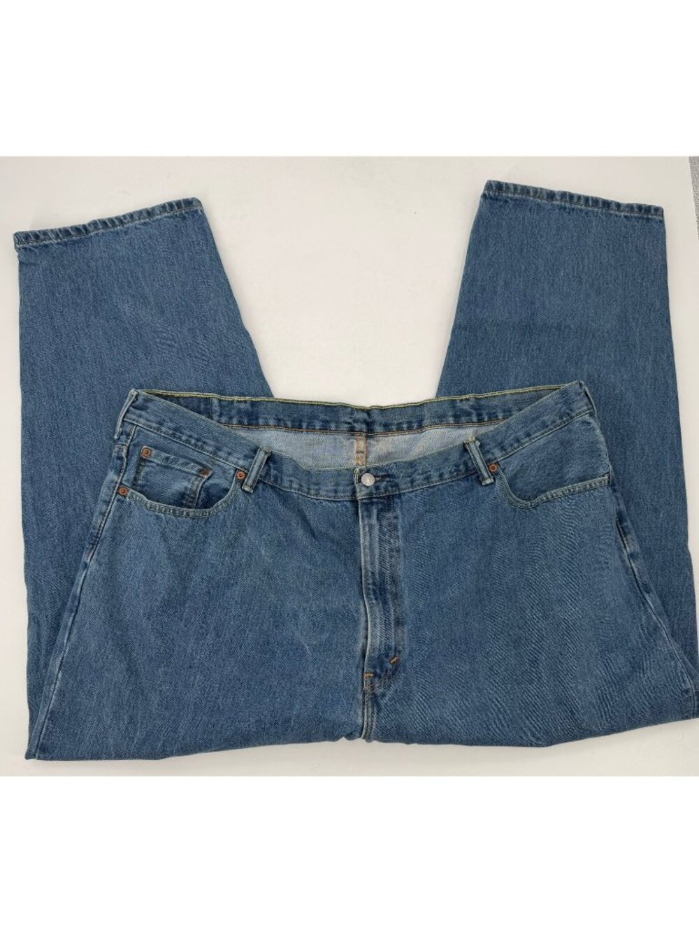 Levis 560 Mens Jeans Loose Fit Tapered Leg Denim Medium Wash 48 x 29.5